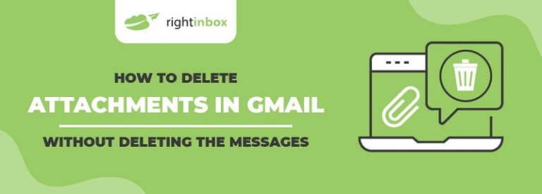 How to delete attachments in gmail without deleting the messages