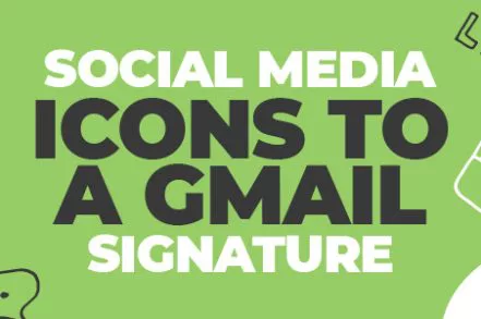 How to Add Social Media Icons to a Gmail Signature