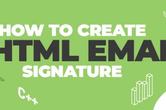 How to Create a HTML Email Signature