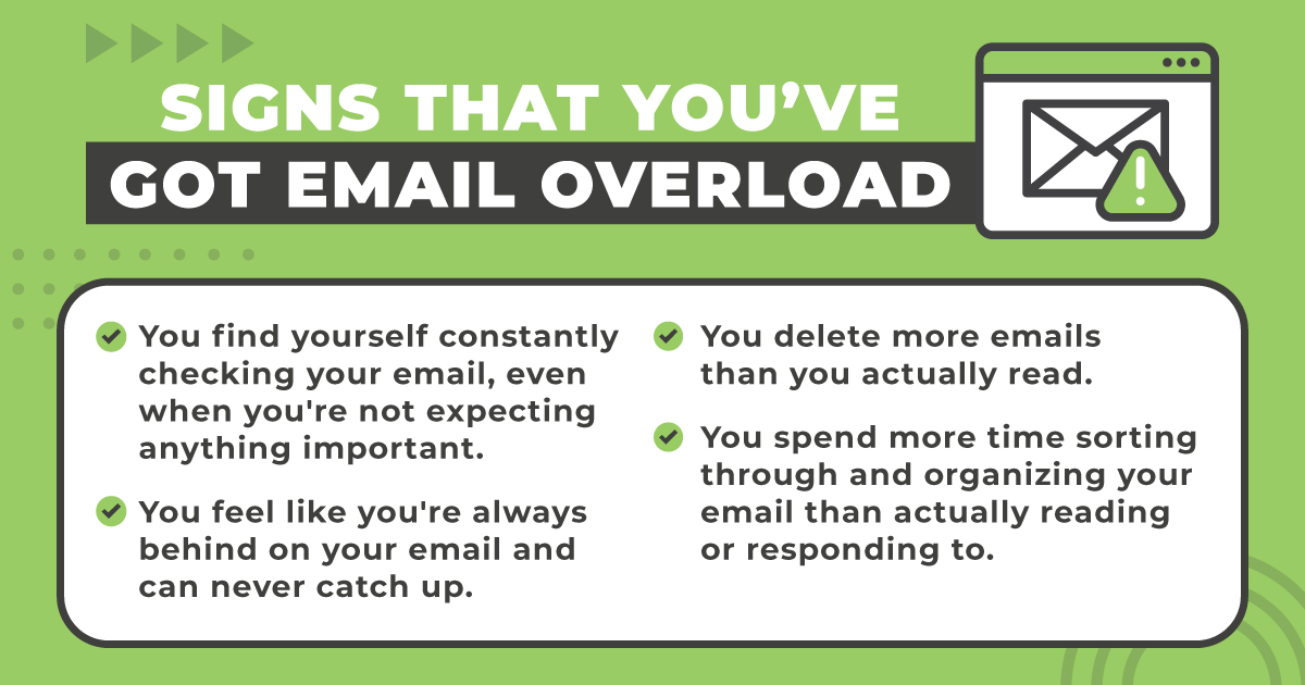 4 Signs that you've got email overload
