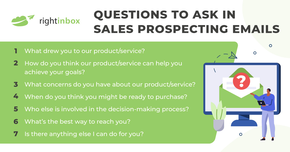 7 questions people can use in sales prospecting emails