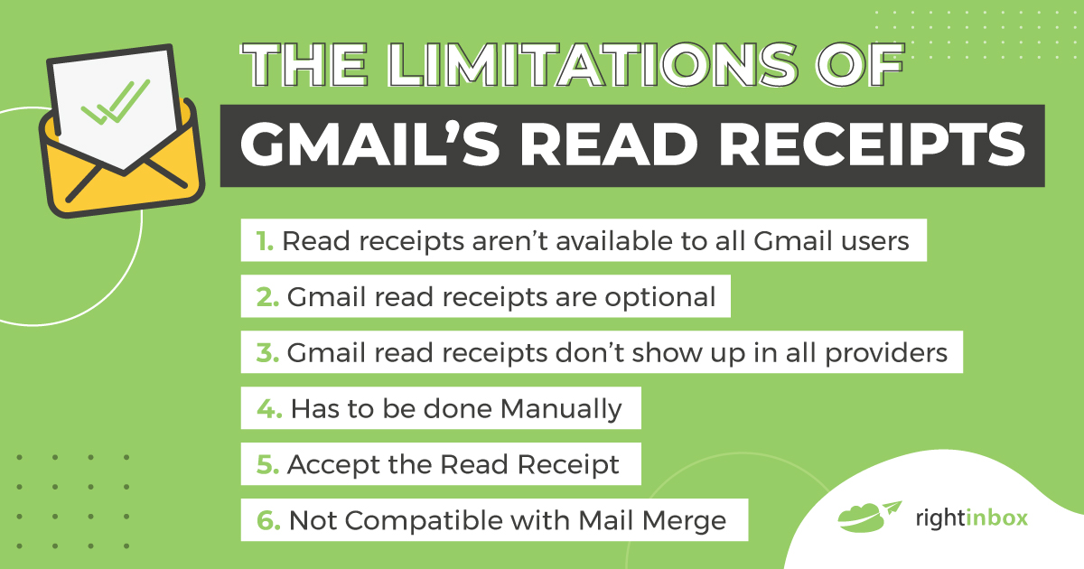 6 limitations of read receipts for gmail