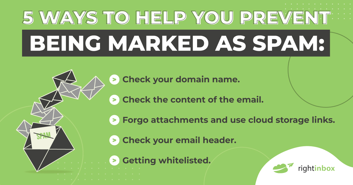 5 ways to help you avoid getting marked as spam