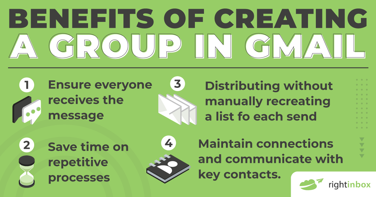 4 benefits of creating a group in Gmail