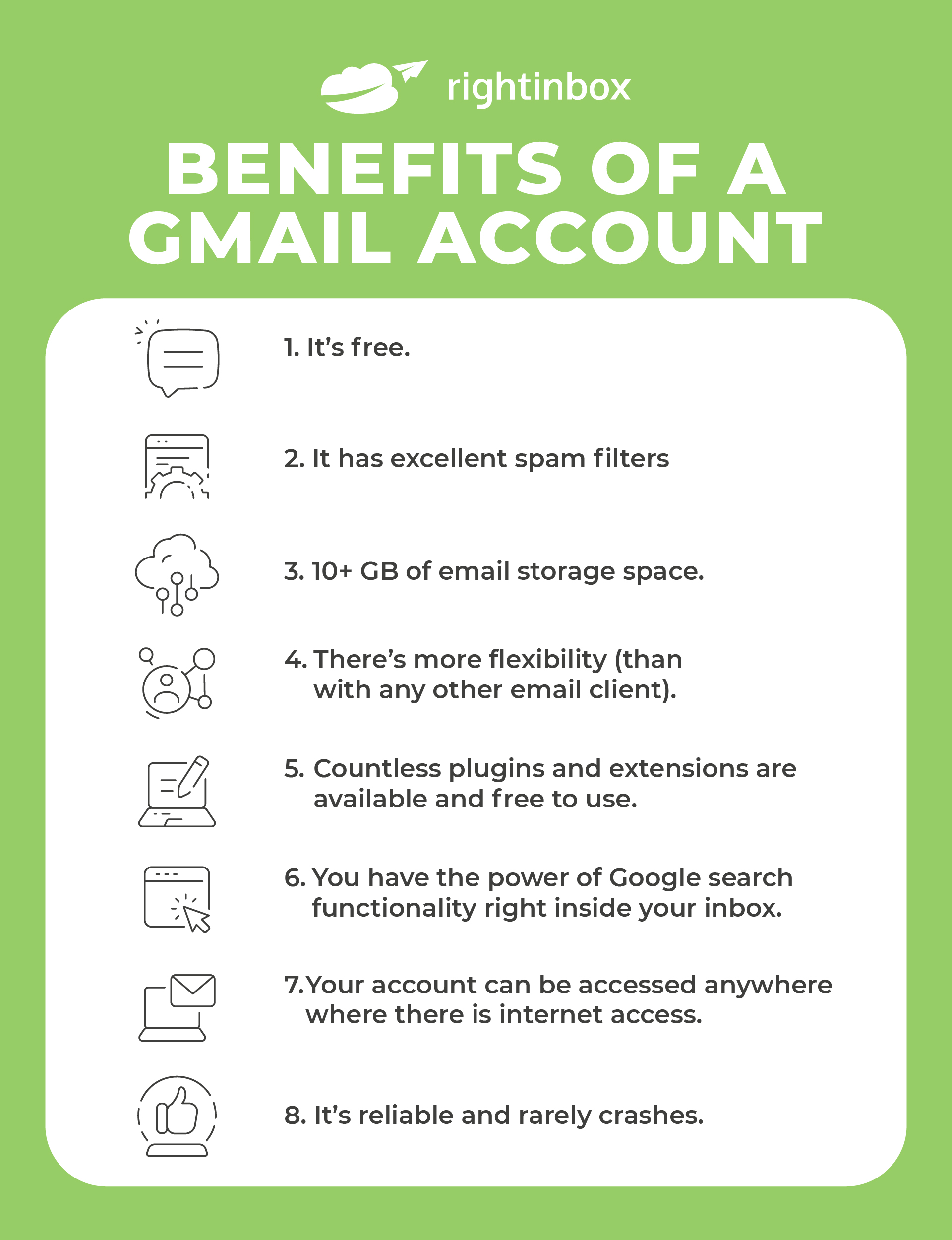 8 benefits of having a gmail account