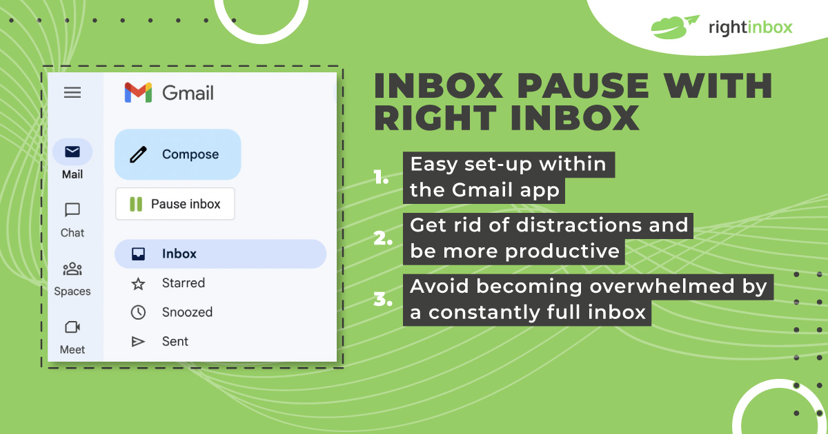 3 reasons to use Gmail Inbox Pause from Right Inbox