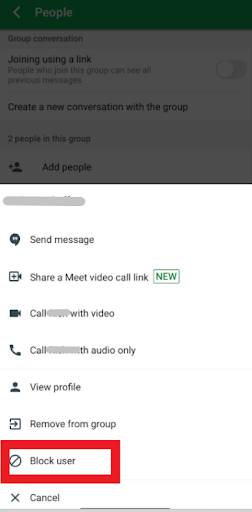 How to Block Someone on Google Hangouts