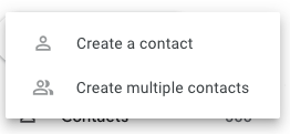 Create A New Contact step2