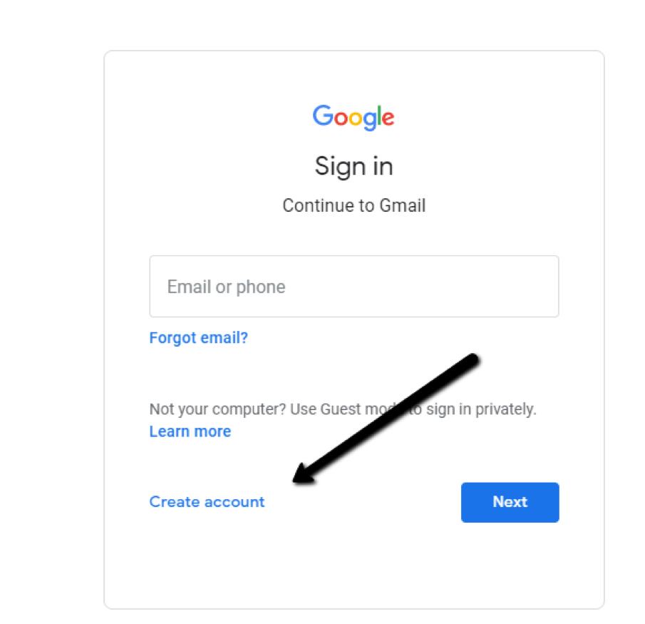 Sign in gmail inbox