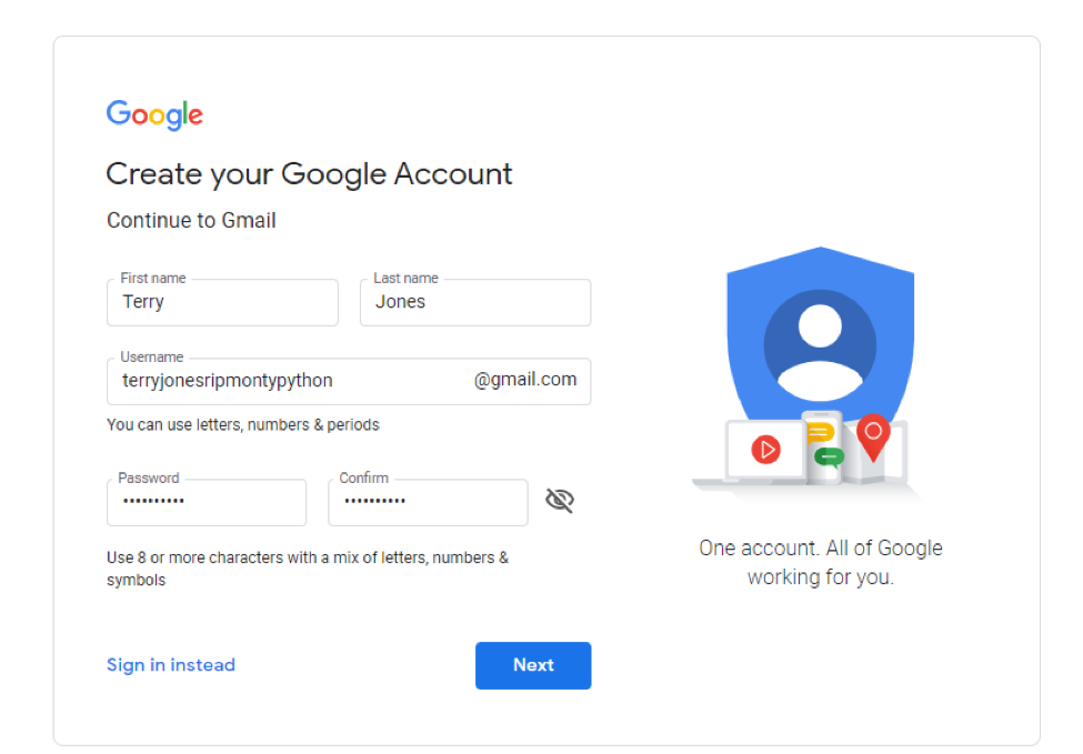 gmail account maker