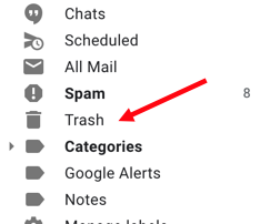 Delete Emails in Gmail