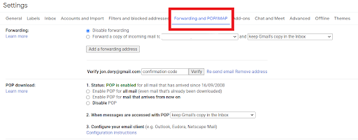 wagon geloof mijn Gmail POP Settings - Everything You Need to Know