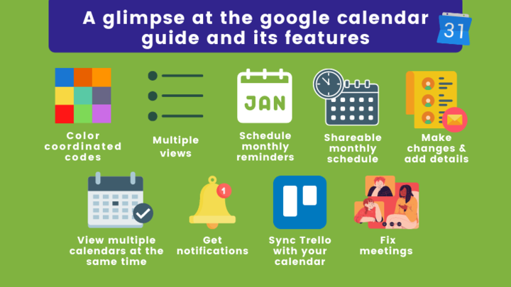 google calendar guide