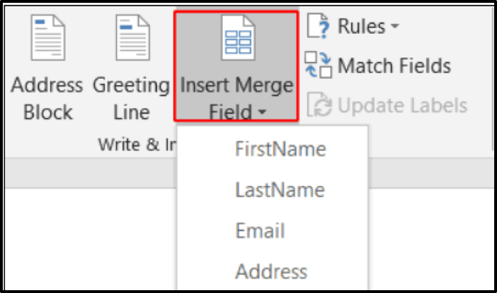 email mail merge from excel