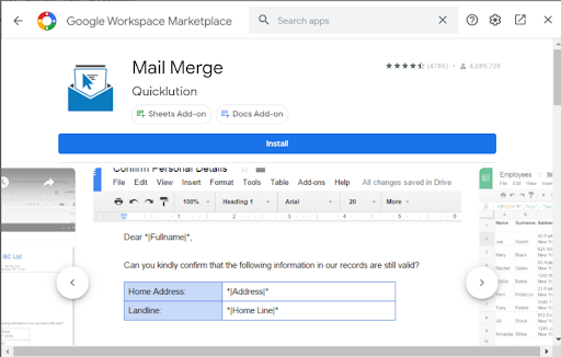 Mail Merge - Google Workspace Marketplace