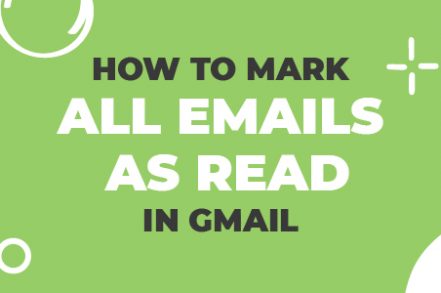 How to Mark All Emails as Read in Gmail