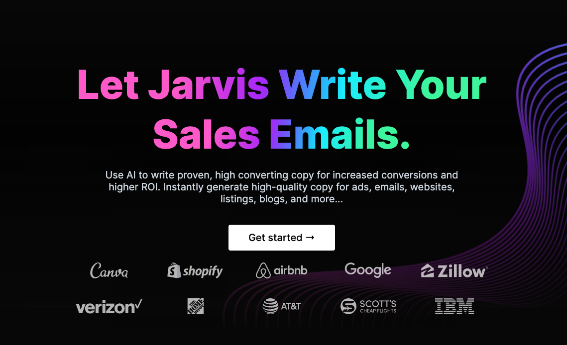 jarvis ai homepage