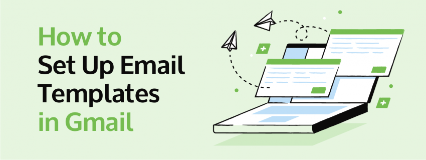 set up email templates in gmail with right inbox