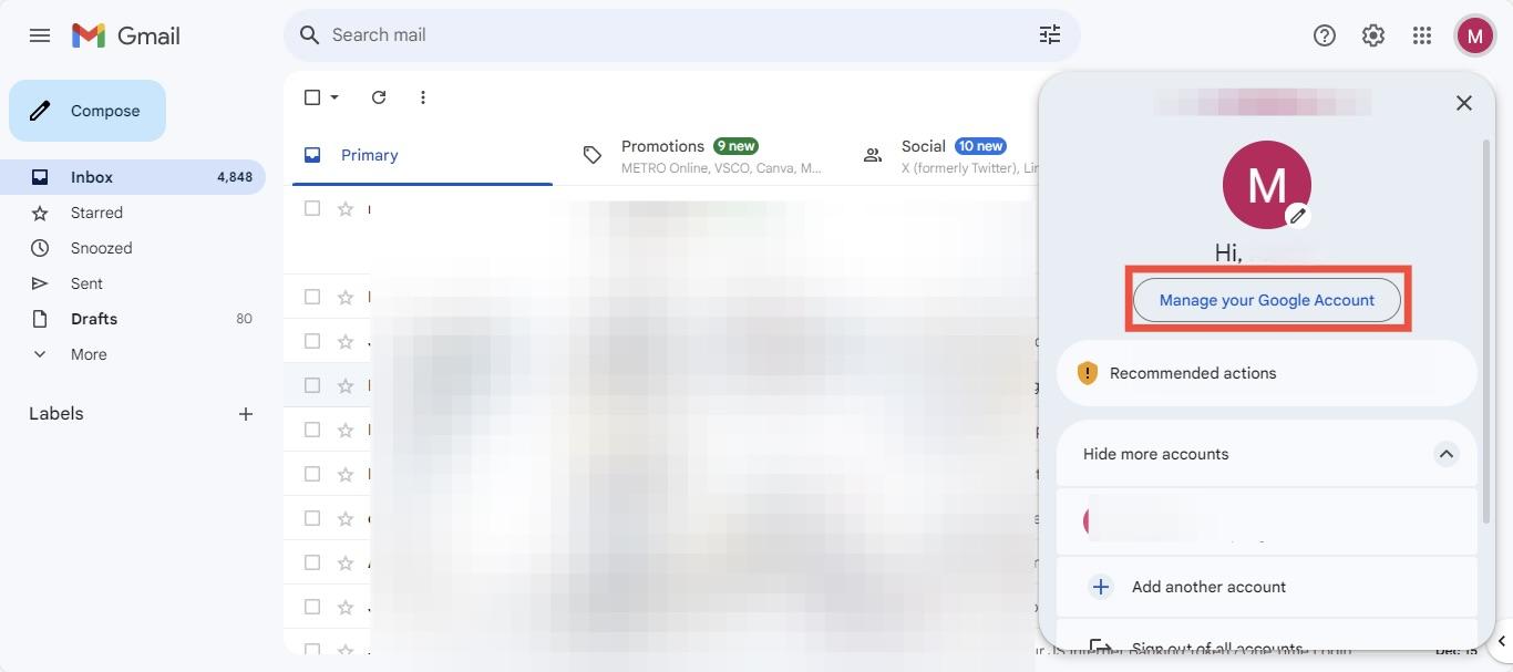 gmail screenshot