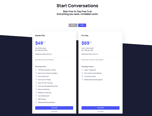 quickmail io mail merge pricing